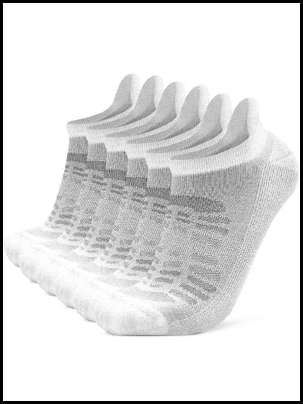 Merino Wool Blend Ankle Running Socks Cushioned Compression
